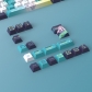 Esports Story White Blue 104+22 PBT Dye-subbed Keycaps Set Cherry Profile for MX Switches Mechanical Gaming Keyboard
